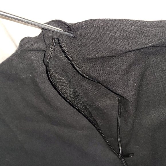 H. Lorenzo Black Garment Bag Logo Spell Out Fabric Zipper Empty READ 48 x 24 in - Picture 6 of 13